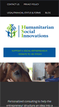Mobile Screenshot of humanitariansocialinnovations.com